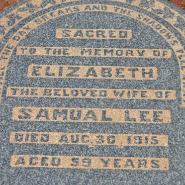 LEE Elizabeth -1915