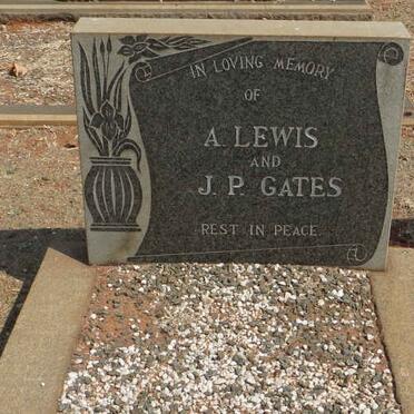 LEWIS A. :: GATES J.P.