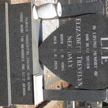 LEE Elizabeth Trevelyn nee DALY 1905-1979