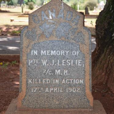 LESLIE W.J. -1902