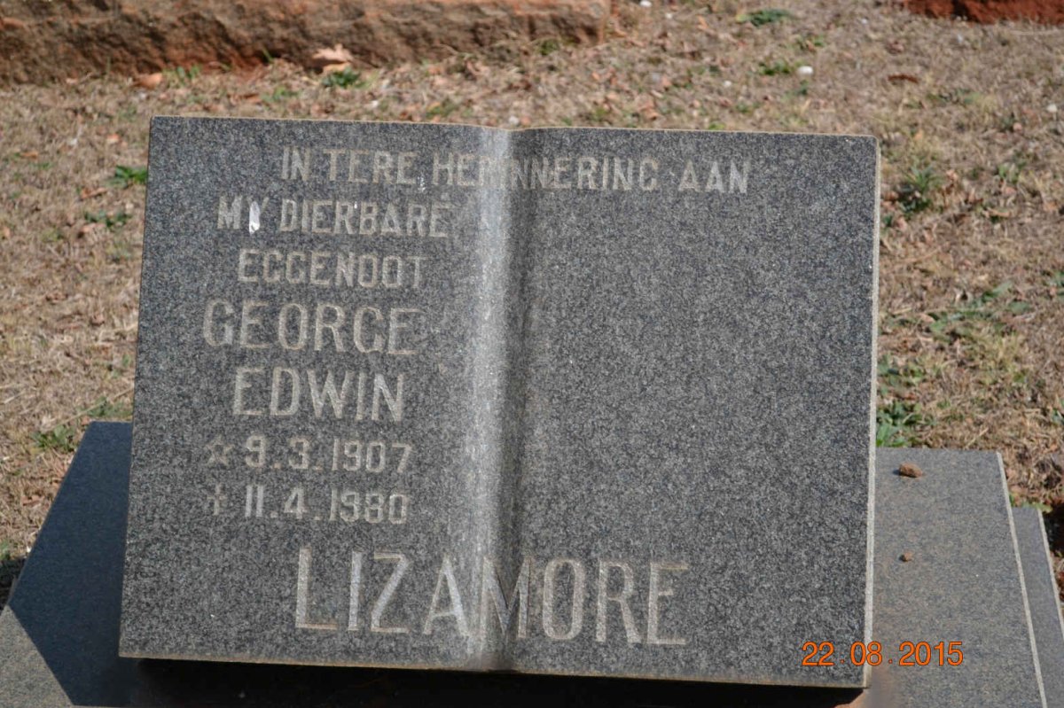 LIZAMORE George Edwin 1907-1980