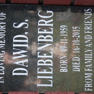 LIEBENBERG Dawid S. 1959-2015