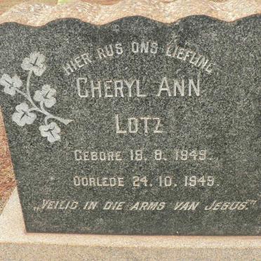 LOTZ Cheryl Ann 1949-1949