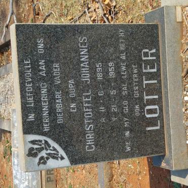 LÖTTER Christoffel Johannes 1895-1959