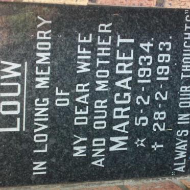 LOUW Margaret 1934-1993