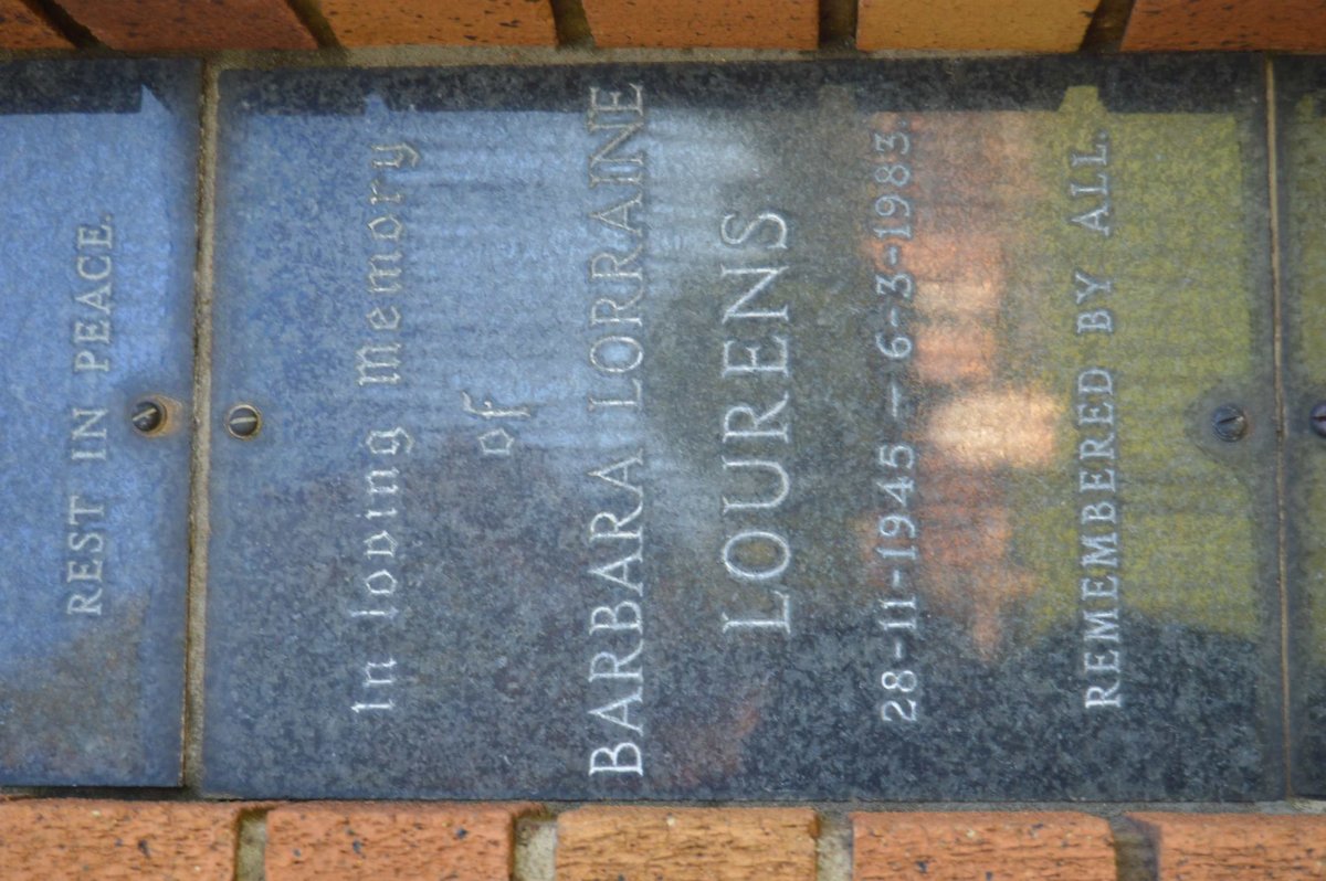 LOURENS Barbara Lorraine 1945-1983