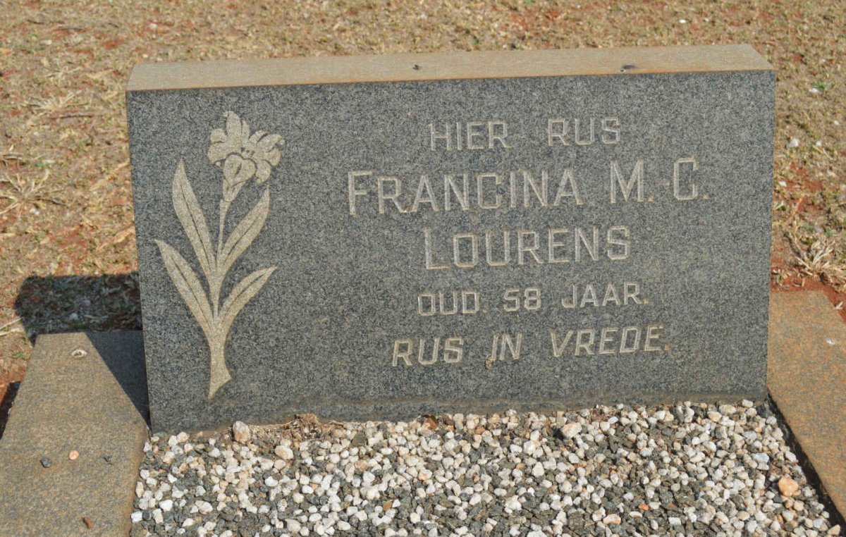 LOURENS Francina M.C.