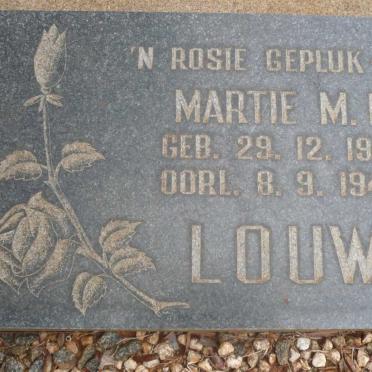 LOUW Martie M.E. 1941-1943
