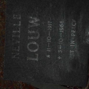 LOUW Neville 1917-1966