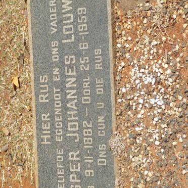 LOUW Jasper Johannes 1882-1959