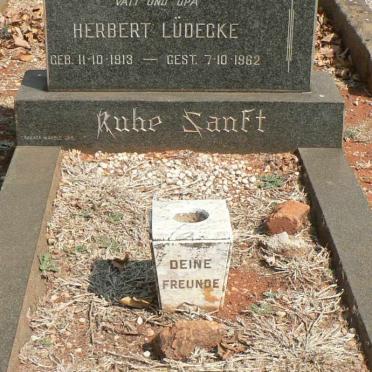 LÜDECKE Herbert 1913-1962 &amp; Margarete 1904-1986