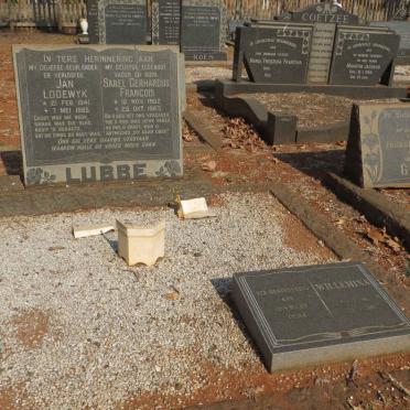 LUBBE Sarel Gerhardus Francois 1902-1963 &amp; Willemina 1911-1991 :: LUBBE Jan Lodewyk 1941-1965