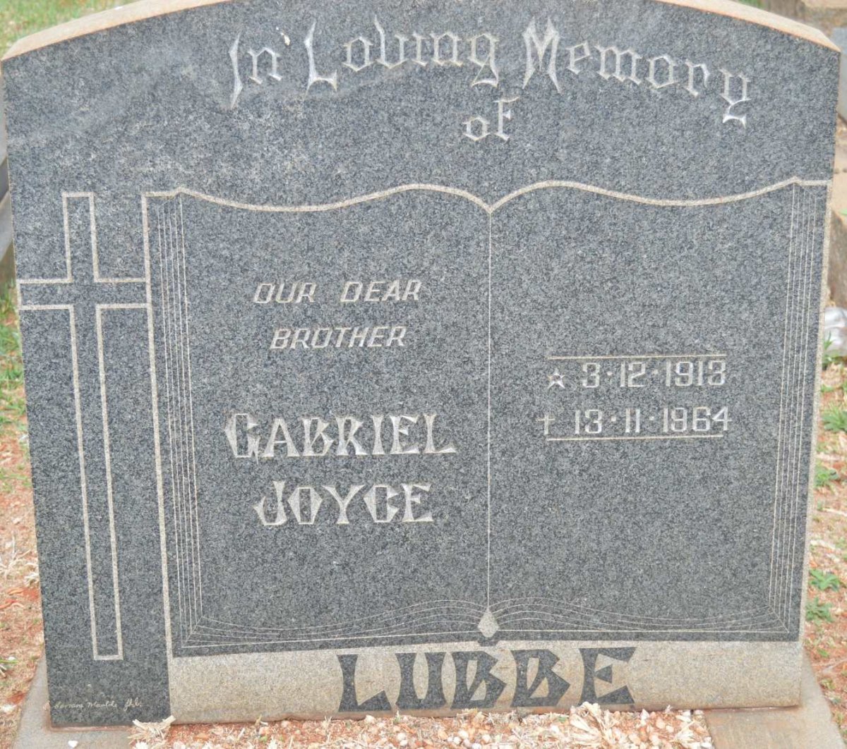 LUBBE Gabriel Joyce 1913-1964