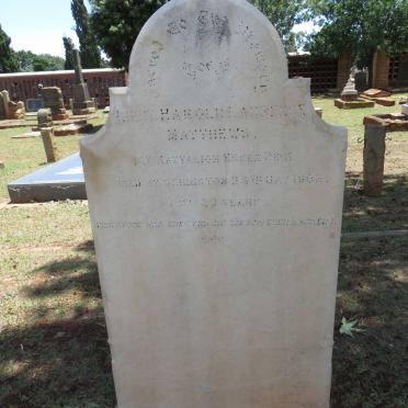 MATTHEWS Harold Laurence -1902