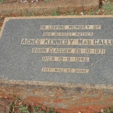 MacCALLUM Agnes Kennedy 1871-1945