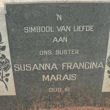 MARAIS Susanna Francina