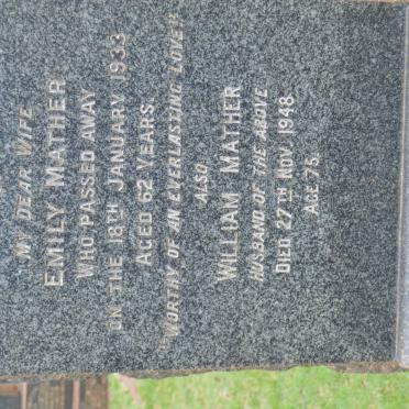 MATHER William -1948 &amp; Emily -1933 :: HARTSHORNE Henry -1942
