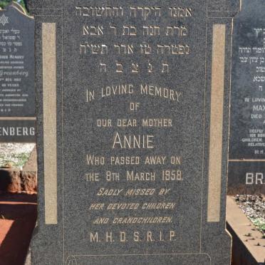 MARX Annie -1958