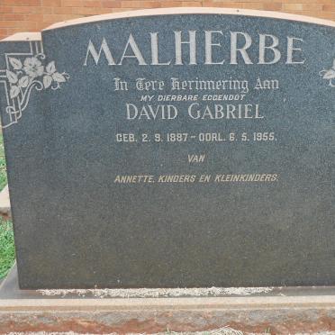 MALHERBE David Gabriel 1887-1955