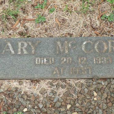 McCORMICK Mary -1933