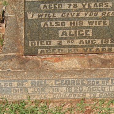 Mc WILLIAM Nathaniel -1916 &amp; Alice -1926 :: REID Niel George -1920