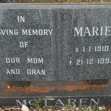 McLAREN Marie 1910-1995