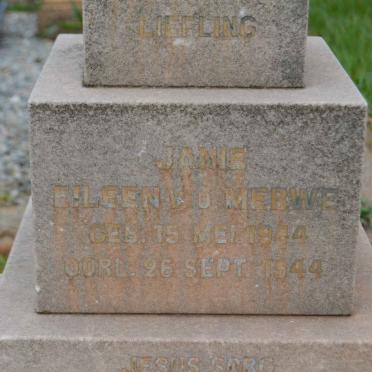 MERWE Janie Eileen, v.d. 1944-1944