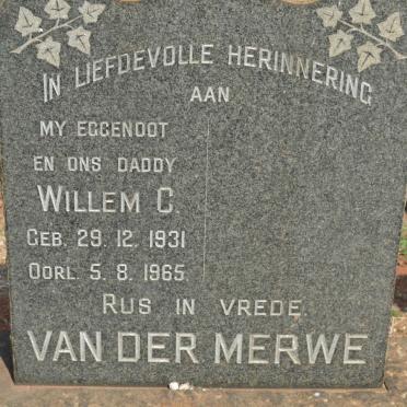 MERWE Willem C., van der 1931-1965