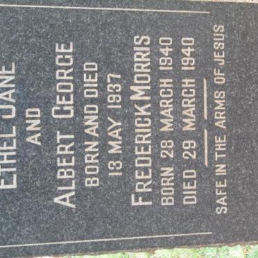 MENHENNET Albert George 1937-1937 :: MENHENNET Ethel Jane 1937-1937 :: MENHENNET Frederick Morris 1940-1940