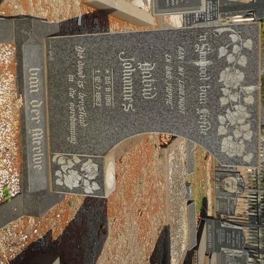 MERWE David Johannes, van der 1918-1963