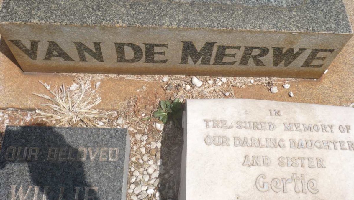MERWE, van de
