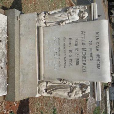 MENEGAZZI Attilio 1905-1958 &amp; Anna 1912-19?6
