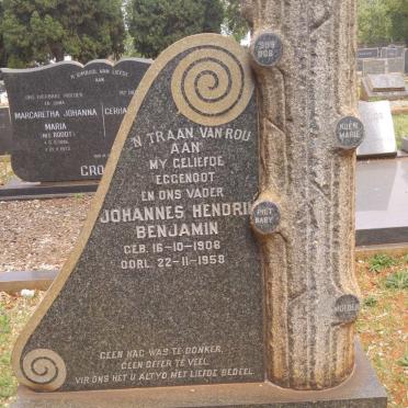 MEYER Johannes Hendrik Benjamin 1908-1958