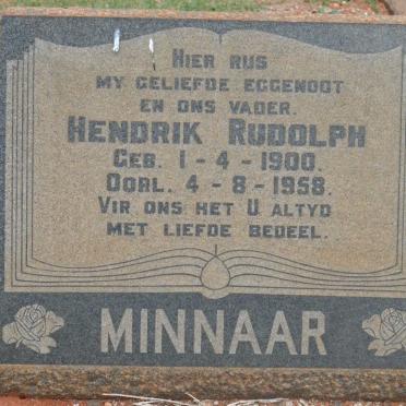 MINNAAR Hendrik Rudolph 1900-1958