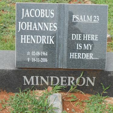 MINDERON Jacobus Johannes Hendrik 1964-2006