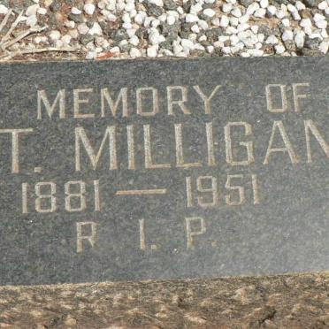 MILLIGAN G.T. 1881-1951