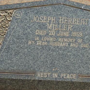 MILLER Joseph Herbert -1959