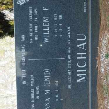 MICHAU Willem F. 1907-1991 &amp; Anna M. 1914-