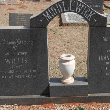 MIDDLEWICK Willis 1912-1991 &amp; Juanita Tobalina MYNHARDT 1912-1977