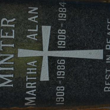 MINTER Alan 1908-1984 &amp; Martha 1908-1986