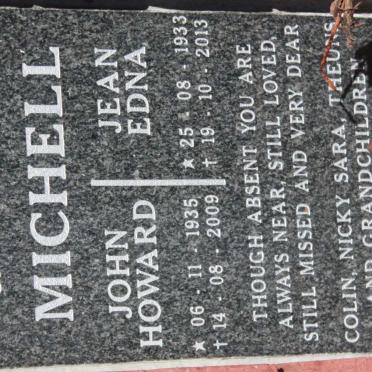 MICHELL John Howard 1935-2009 &amp; Jean Edna 1933-2013