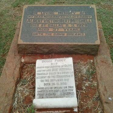 MITCHELL Albert Victor -1929 :: MITCHELL Dulce Peggy 1920-1947