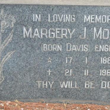 MOOLMAN Margery J. nee DAVIS 1883-1965