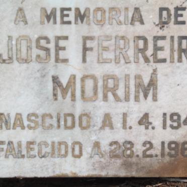 MORIM Jose Ferreira 1940-1965