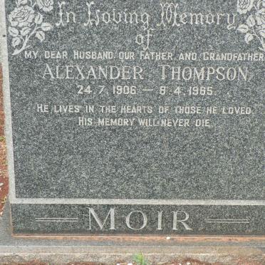 MOIR Alexander Thompson 1906-1965