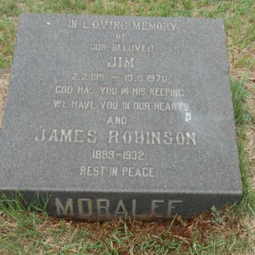 MORALEE James Robinson 1889-1932 :: MORALEE Jim 1911-1970