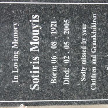 MOUYIS Sotiris 1921-2005