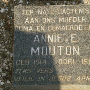 MOUTON Annie E. 1914-1981