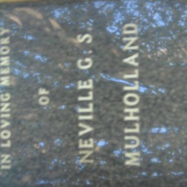 MULHOLLAND Neville G.S.