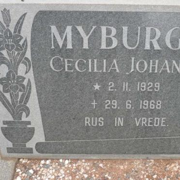MYBURGH Cecilia Johanna 1929-1968